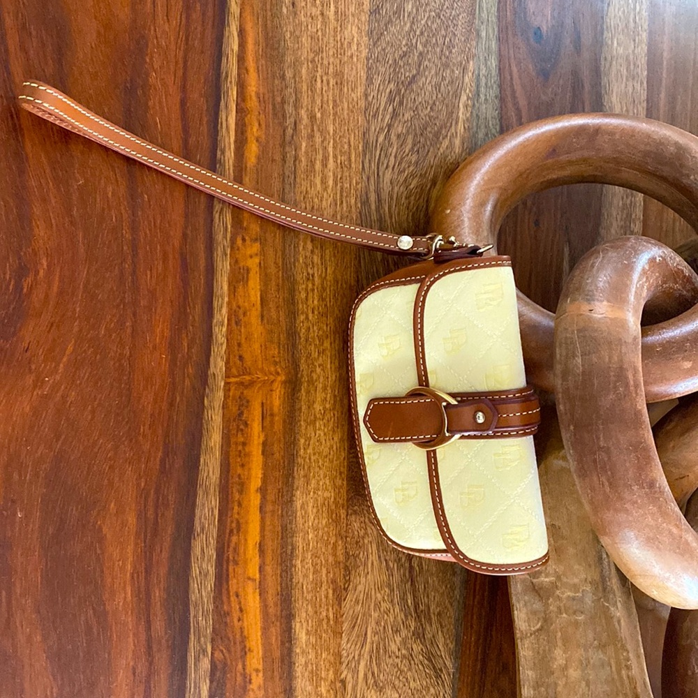 Dooney & Bourke Oncour Monogram Elba Flap Wristlet